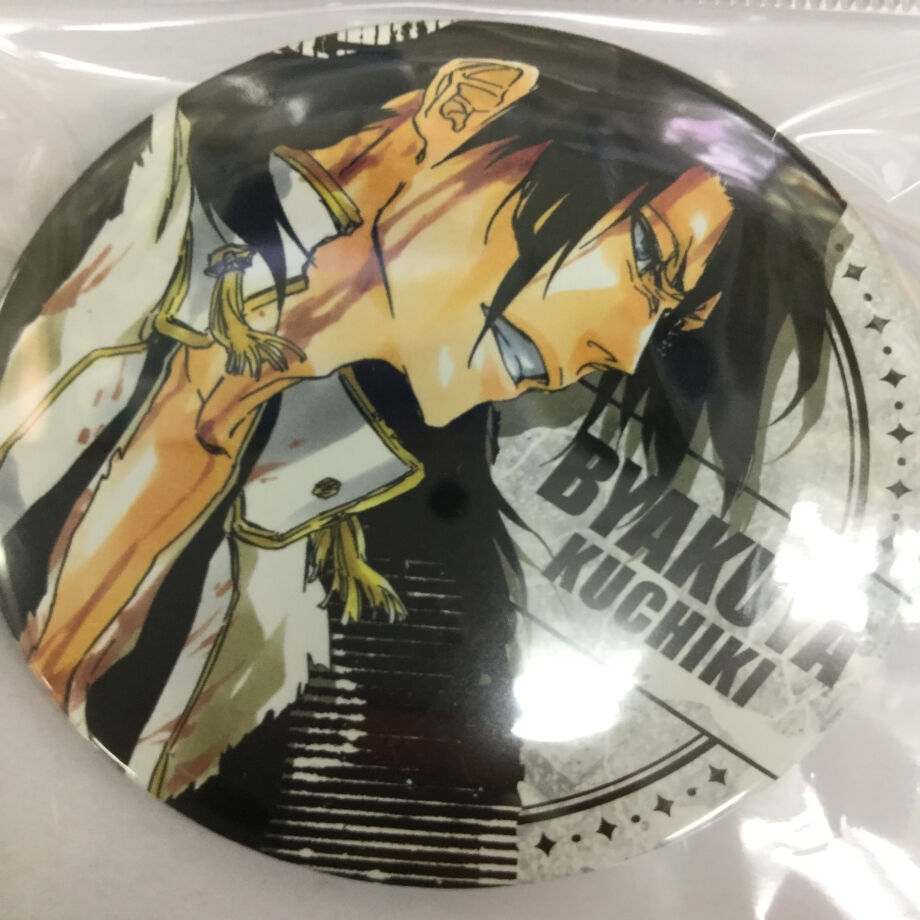 BLEACH ジャンプ展 コレクション缶バッジ 黒崎一護 朽木ルキア 朽木白哉-