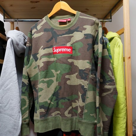 Supreme Box Logo Crewneck Camo