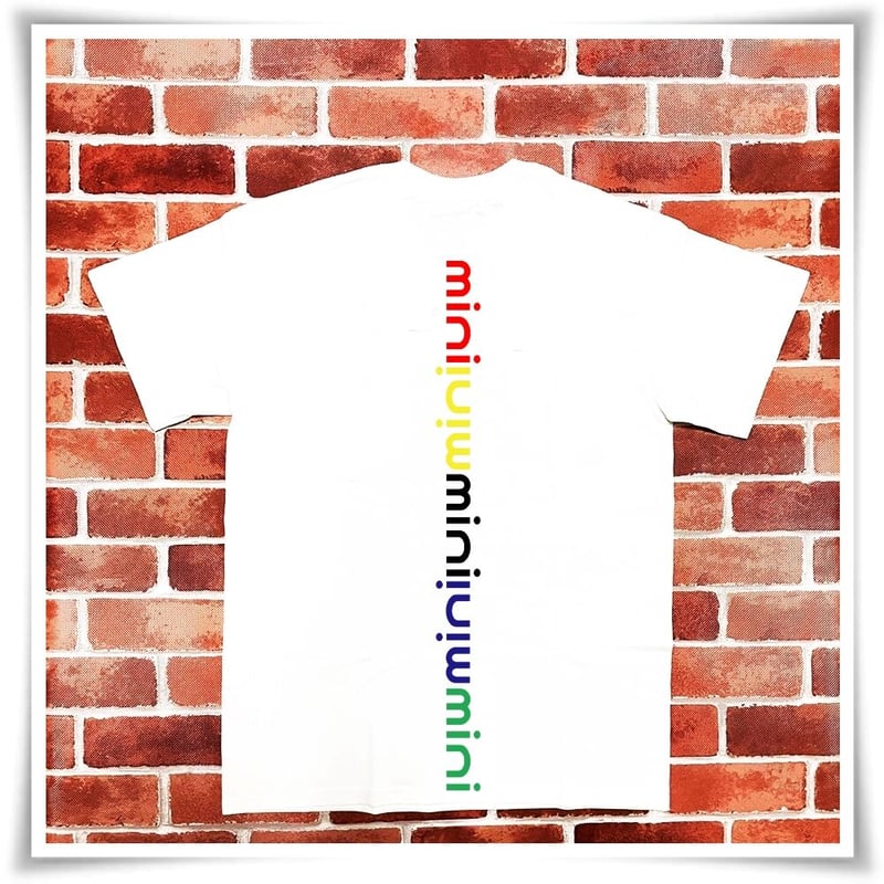 MINI ☆6オンス ポケット付きTシャツ＜ホワイト＞ miniロゴ | 375ps