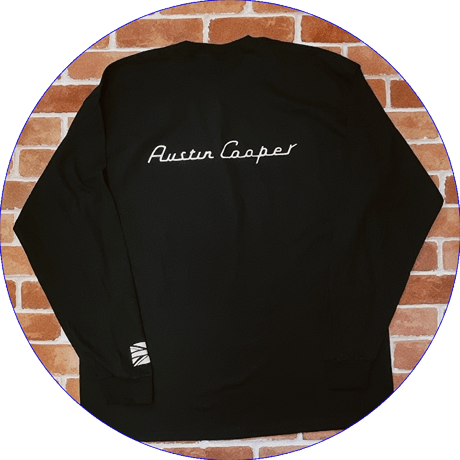 MINI ☆6オンス コットン100 ロンT＜黒＞AUSTIN COOPER☆ローバーミニ
