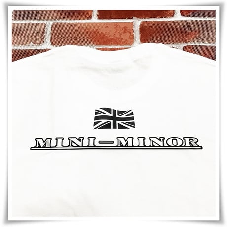 MINI ☆6オンス ポケット付きTシャツ＜白＞モーリス・ミニ・マイナー☆4サイズ展開