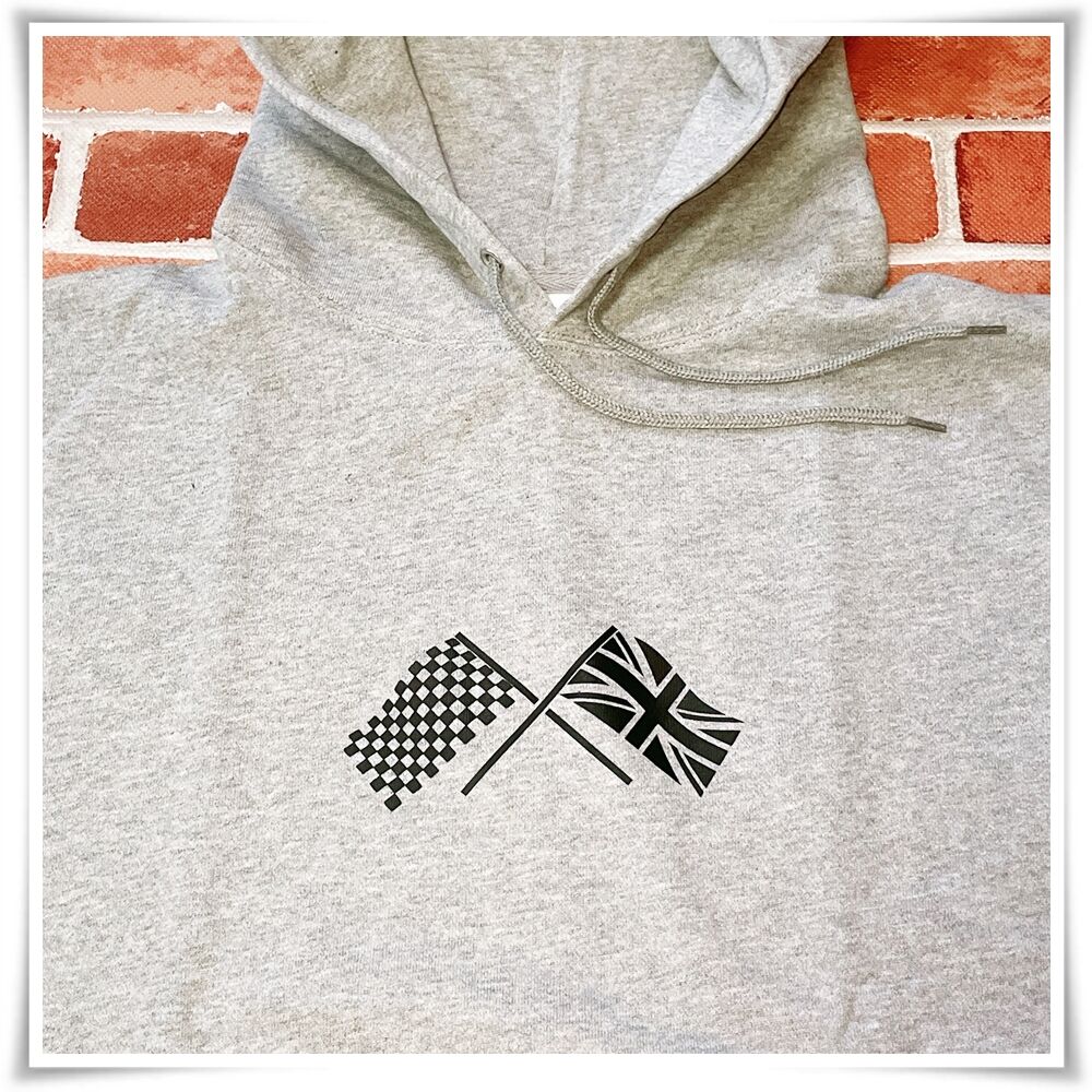 MINI ☆コットン100％ ユニオンジャック パーカー＜グレー＞ミニ