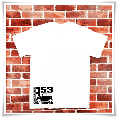 MINI ☆6オンス ポケット付きTシャツ＜ホワイト＞ NEWミニ R53