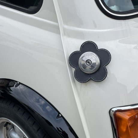 MINI★本革タンクエプロン よだれかけ クラシックミニ用＜フラワー＞★4色展開