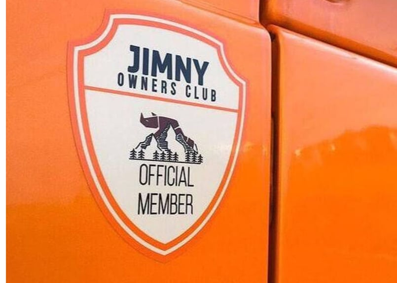 ジムニーオーナーズクラブ オフィシャルステッカー @kon.ja11別注