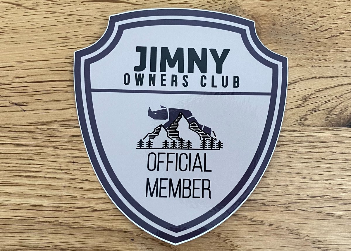 ジムニーオーナーズクラブオフィシャルステッカー brown | Olive Blume