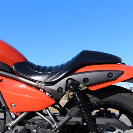 GTR-Series KAWASAKI ELIMINATOR/エリミネーター SEAT.ASSY製品 【中抜タックロールパターン・艶有ブラック】 0910