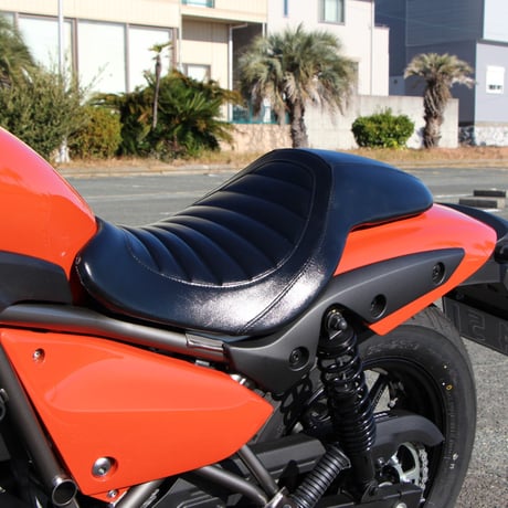 GTR-Series KAWASAKI ELIMINATOR/エリミネーター SEAT.ASSY製品 【中抜タックロールパターン・艶有ブラック】 0910