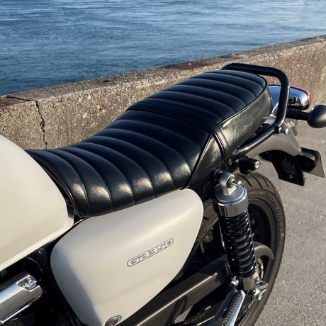 GTR-Series HONDA GB350 SEAT.ASSY製品 【タックロールパターン・艶有ブラックPT1】 0510