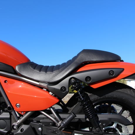 GTR-Series KAWASAKI ELIMINATOR/エリミネーター SEAT.ASSY製品 【中抜タックロールパターン・艶消ブラック】 0900