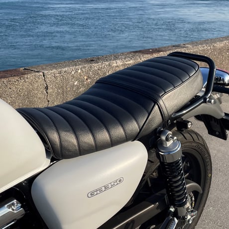 GTR-Series HONDA GB350 SEAT.ASSY製品 【タックロールパターン・艶消ブラック】 0500