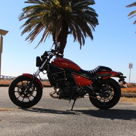 GTR-Series KAWASAKI ELIMINATOR/エリミネーター SEAT.ASSY製品 【中抜タックロールパターン・艶有ブラック】 0910