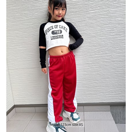 r1027　配色ジャージパンツ