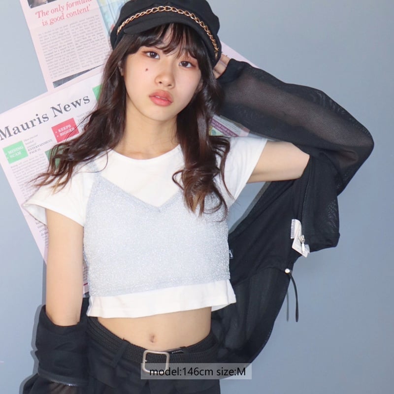新品♡ビスチェ　2点おまとめ　styling人気完売商品 r1020 キラキラビスチェセットT | saleroom