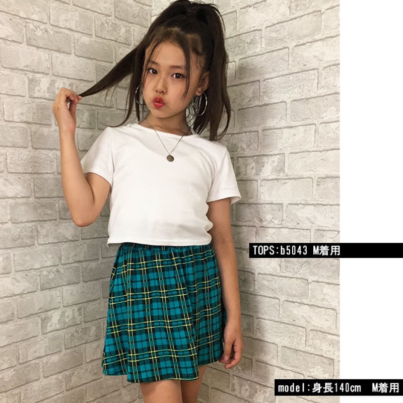 b5164 チェックフレアミニスカート | saleroom