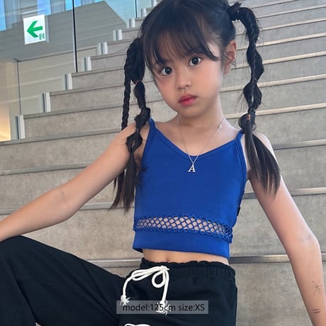 r1035　メッシュ切替キャミ