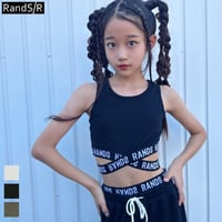 r1003　ロゴゴムクロスショートタンク