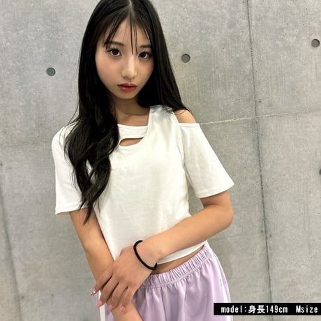 b5109アシメ半袖T