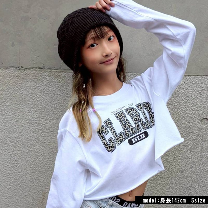 b5268 レオパードロゴロングスリーブT | saleroom