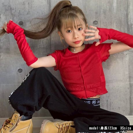 b5279　シアーメロウアームカバー付きT