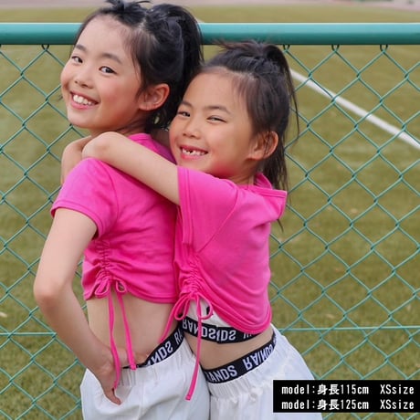 b5223　ギャザーストリングT