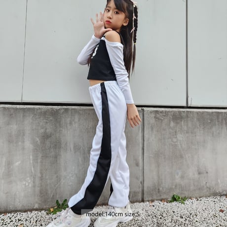 r1027　配色ジャージパンツ