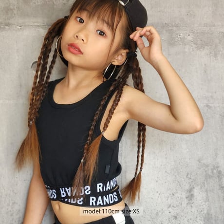 r1003　ロゴゴムクロスショートタンク