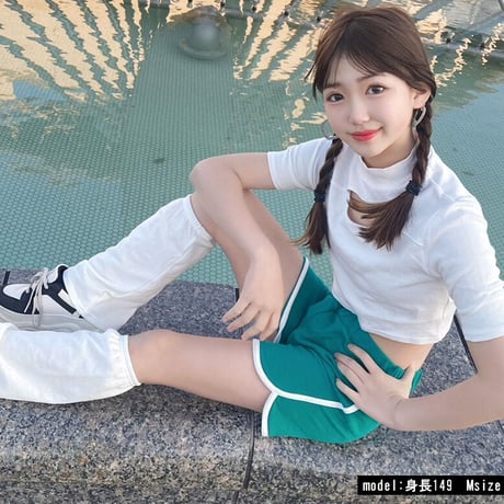 b5197　パイピングショートパンツ
