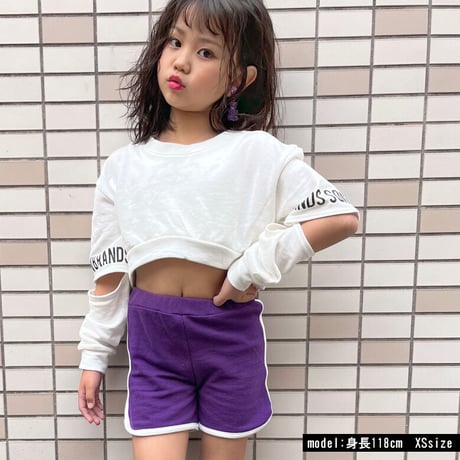 b5197　パイピングショートパンツ