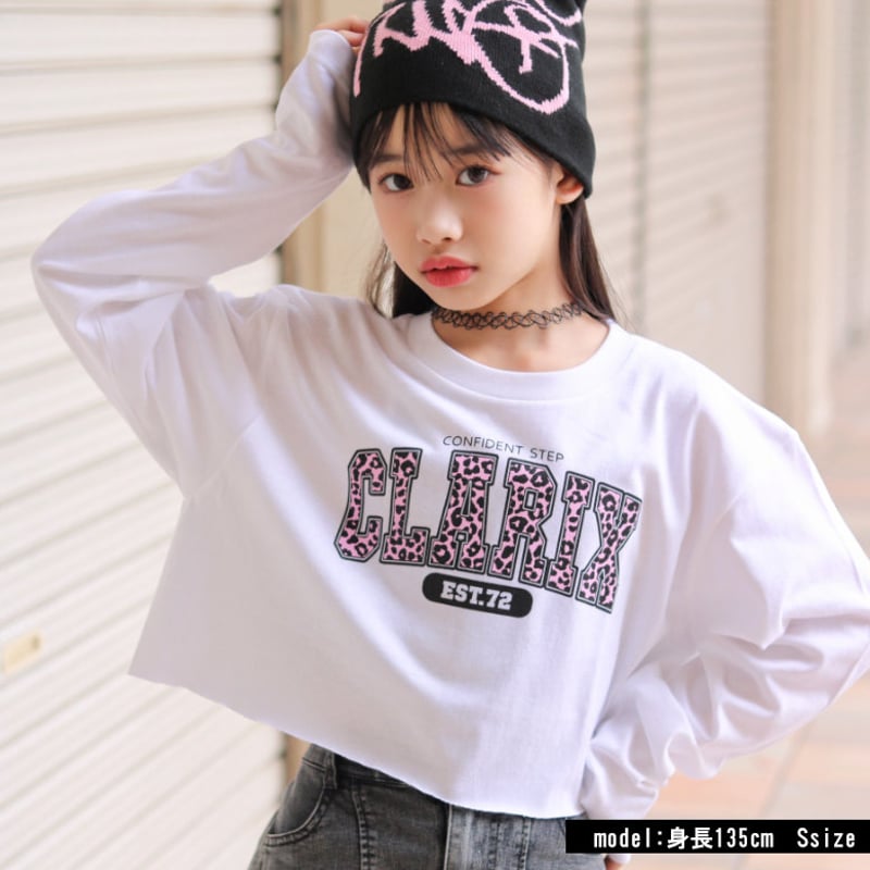 b5268 レオパードロゴロングスリーブT | saleroom