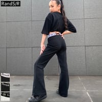 r1031　RSゴムフレアパンツ