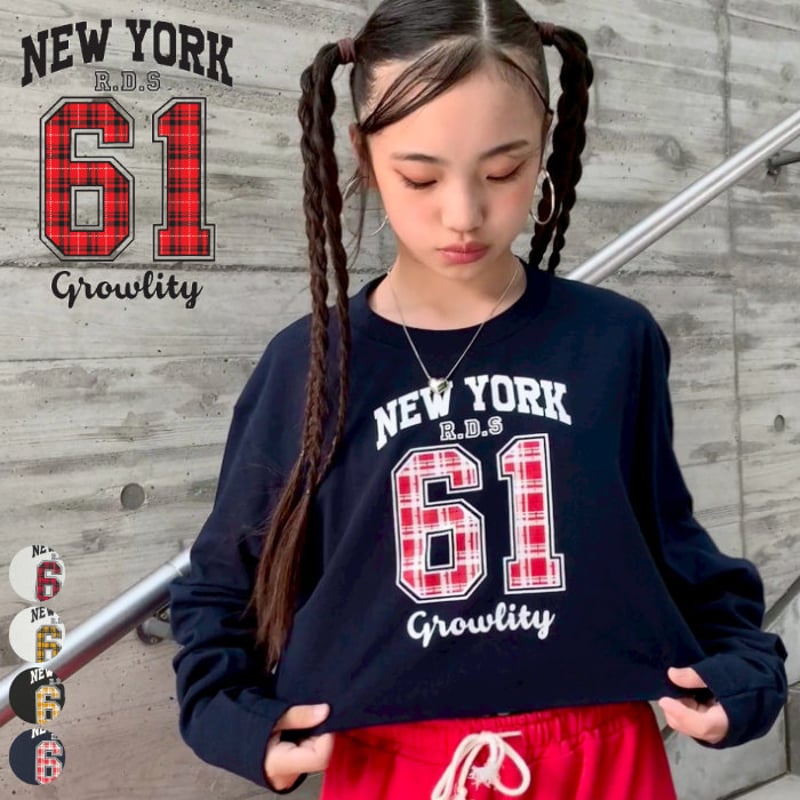 b5267 チェックロゴロングスリーブT | saleroom