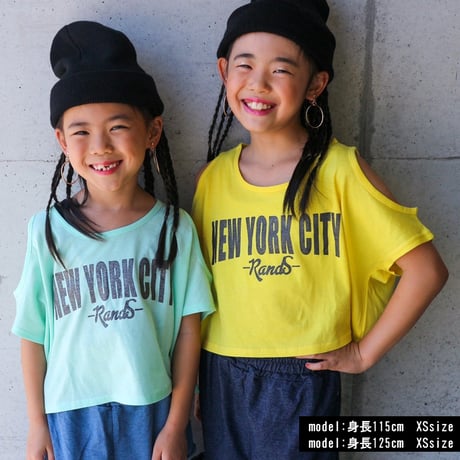 b5057　NEWYORK肩あきT