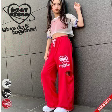 b5263　サイドダメージptワイドパンツ