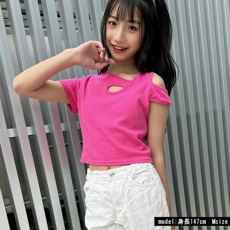 b5220　オープンショルダーT