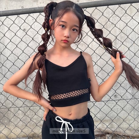 r1035　メッシュ切替キャミ