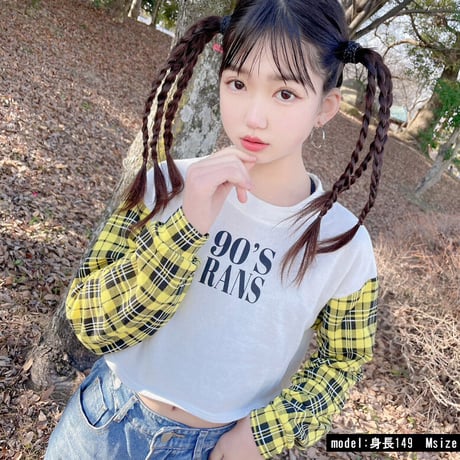 b5189　90'Sチェックスウェット