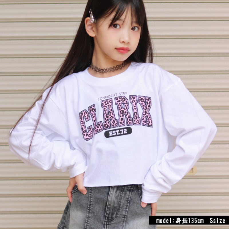 b5268 レオパードロゴロングスリーブT | saleroom