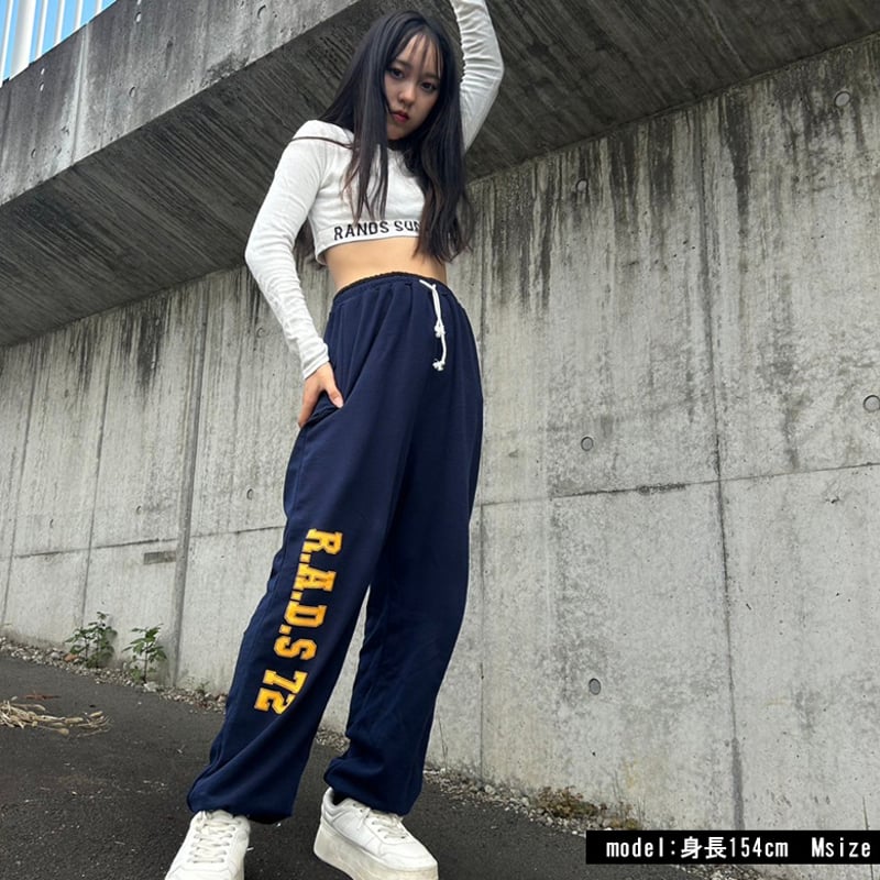 パンツ THEREDTHREADS print sweat pants charm THEREDTHREAD / ザレッドスレッド】S print sweat pants charm
