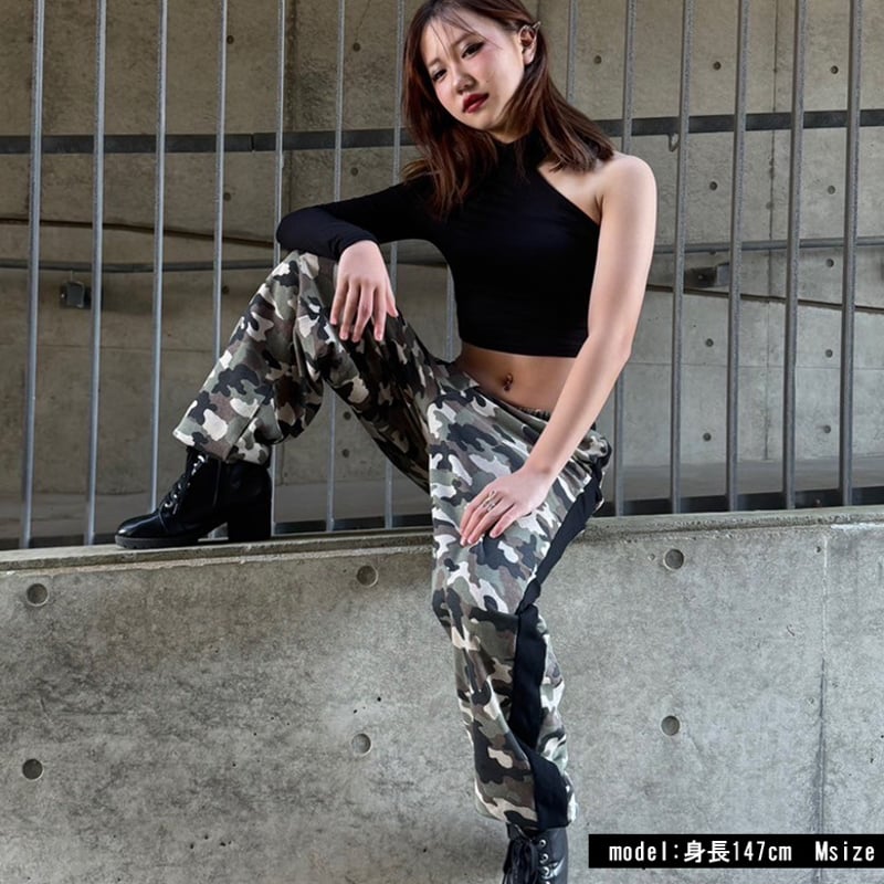 WONEM☆ウォンエム☆カモフラージュサイドラインパンツ☆迷彩☆新品☆ org.jpg