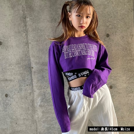 b5211　ベリーショートロングスリーブT