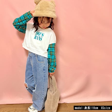b5189　90'Sチェックスウェット
