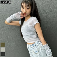 r1019　アームカバー付きキラキラハートT