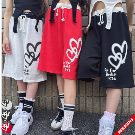 b5287　スウェットハーフパンツ
