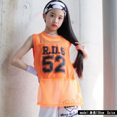 b5284　ビブス風メッシュタンク