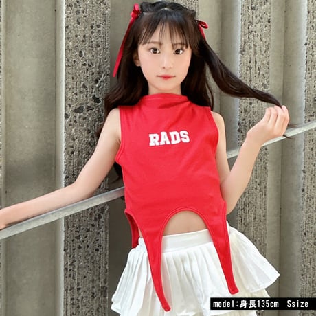 b5286　ノースリーブガータートップス