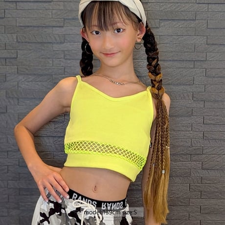 r1035　メッシュ切替キャミ