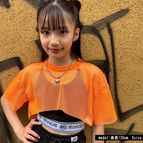 b5203　メッシュワイドショート丈T