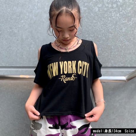 b5057　NEWYORK肩あきT