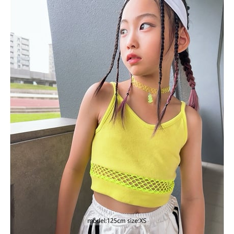 r1035　メッシュ切替キャミ